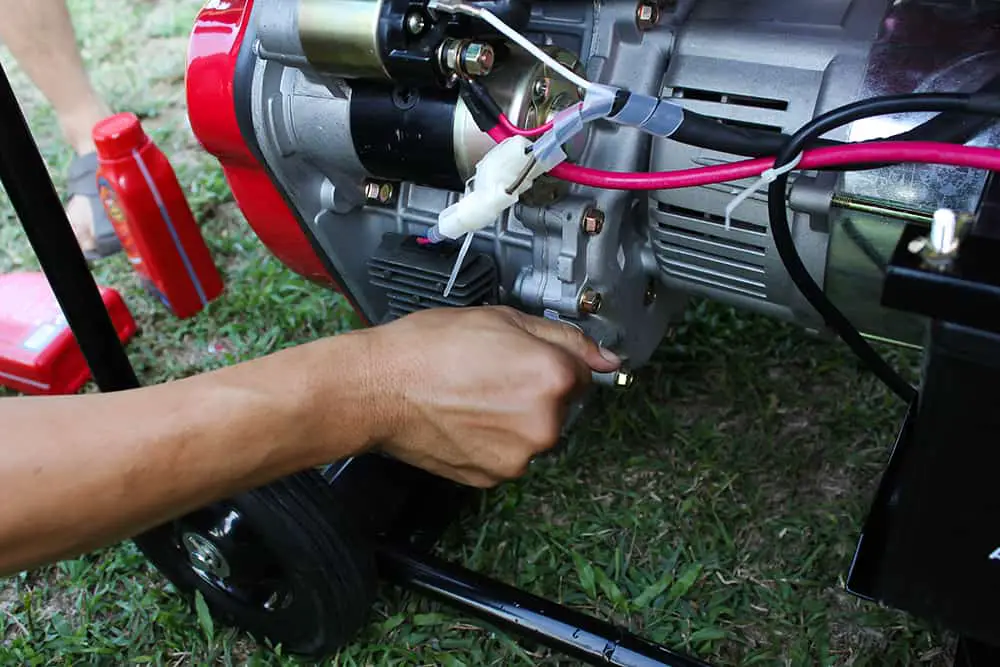 How to bypass low oil sensor on generator