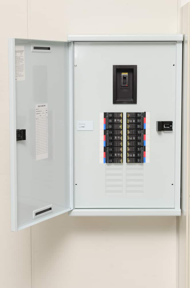 electrical panel for transfer switch hookup
