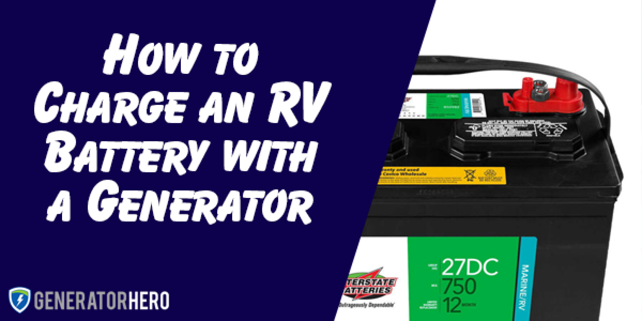 How to Charge an RV Battery with a Generator [5 Easy Steps] Generator