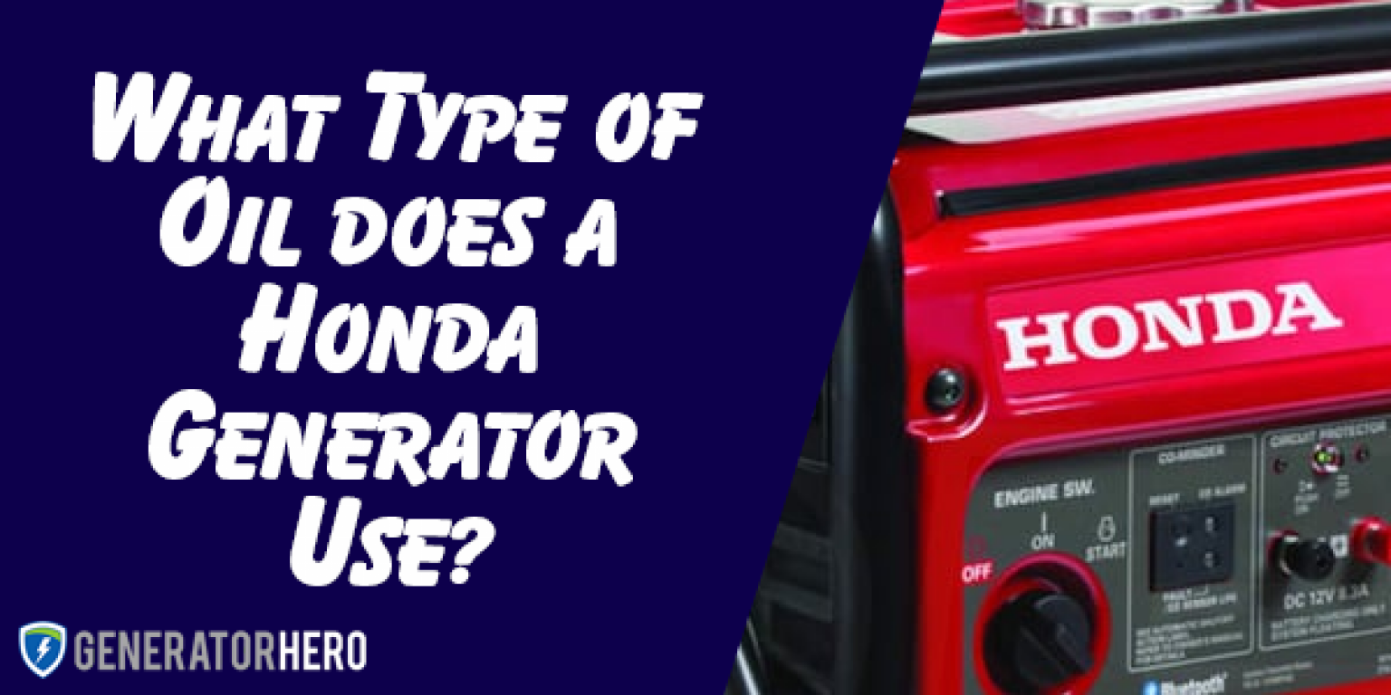 What Type Of Oil Does A Generator Use