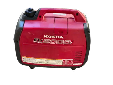 honda 2000 generator side