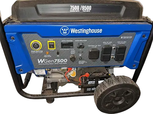 westinghouse remote start generator