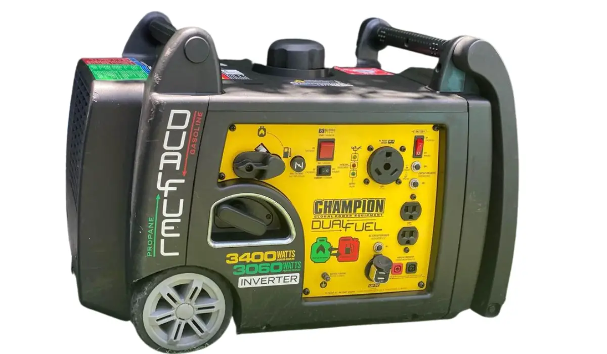 Champion 3400-Watt Dual Fuel made in the usa
